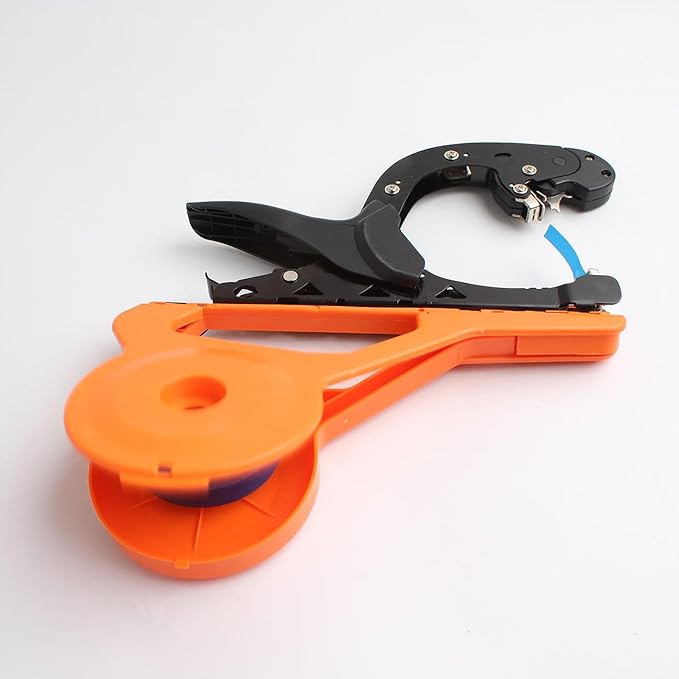 Plant Tying Machine Plant Tying Tool Garden Tape Gun Plant Tie Machine Tie Up Plant Tying Machine Plant Strapping Machine Garden Agricultural Tools for Grape Tomato Cucumber Vine, Orange