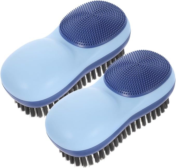 Healeved 10pcs Multi-use Bristle Brush for Laundry Scrub Cleaning Boar Bristle Brush Handheld