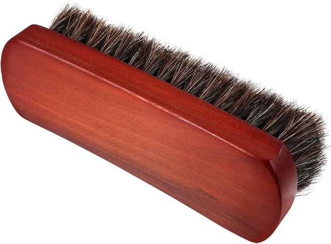 3pcs Laundry Scrubbing Brush Portable Wooden Shoe Cleaning Brush Horsehair Bristles for Shoe Polishing and Boot Care Ergonomic Grip Design for Comfortable Use