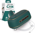 Kitchen Mama Orbit One Electric Can Opener, Royal Emerald | Rechargeable, Hands-free, USB-C Charging, Automatic Stop, Smooth Edge