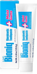 Bioniq Plus Moist Gums 20% Hydroxyapatite Toothpaste 4.63 Oz | bioHAP and Fluoride Free Toothpaste for Daily Use, Clinically Tested, Expert for Enamel and Gum Care, 4.63 Oz 1 Pack
