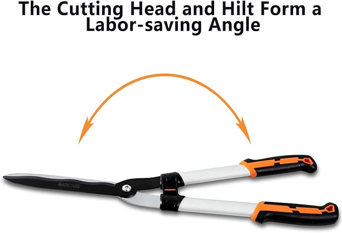 GARCARE Hedge Clippers Pruning Shears 4 in 1 Set Garden Pruning Tool Set | High Carbon Steel, Lopper, Folding Saw, Branch Cutter, Tree Pruner, Garden Scissors, Heavy Duty, Tree & Shrub Care Kit