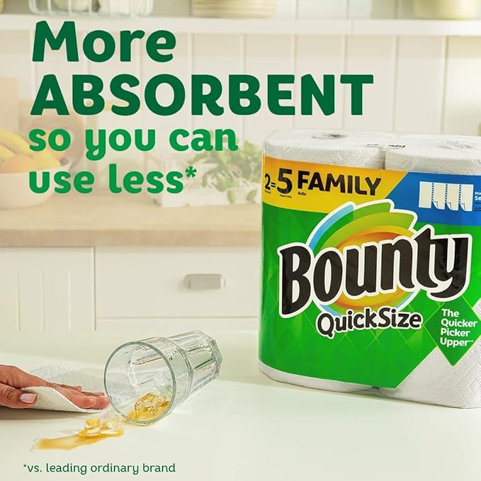 Magic Erasers from Mr. Clean Professional, Bulk Multi Surface Scrubbers (Case of 30) + Bounty Quick-Size Paper Towels, 16 Family Rolls Combo Pack