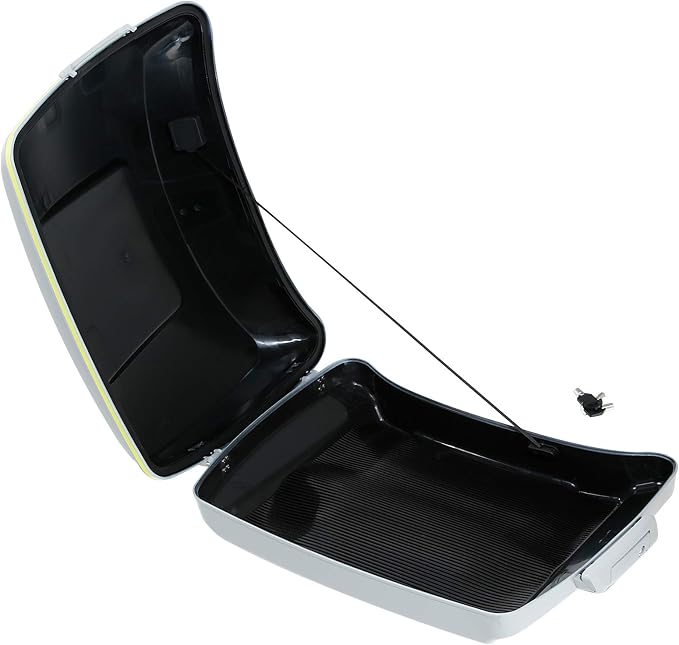Apple Green/White Gray ABS 5.5" Razor Trunk Fit For Harley 2014-2025 Touring CVO Road King Street Glide Electra Glide Ultra Limited Pack