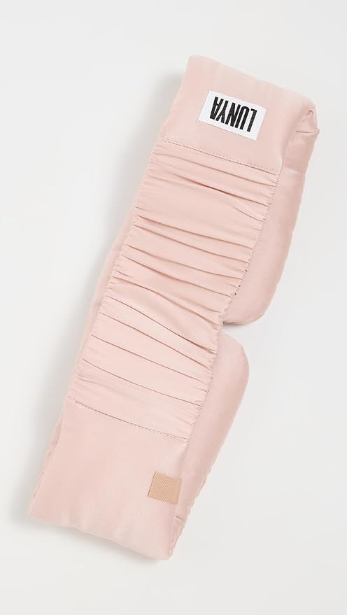 Lunya Women's Washable Silk Sleep Mask LUSK7000, Delicate Pink, S | Washable Silk