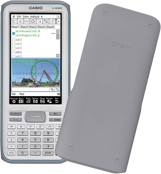 Casio fx-CG500 Graphing Calculator – Touchscreen with Stylus | CAS Functionality, Drag-and-Drop | Ideal for Advanced Math, Calculus & Engineering