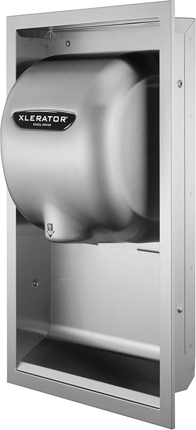 XLERATOR Recess Kit, ADA-Compliant, Compatible with Excel Dryer and XLERATOReco Hand Dryers, Retrofit Paper Towel Dispenser to a Hand Dryer