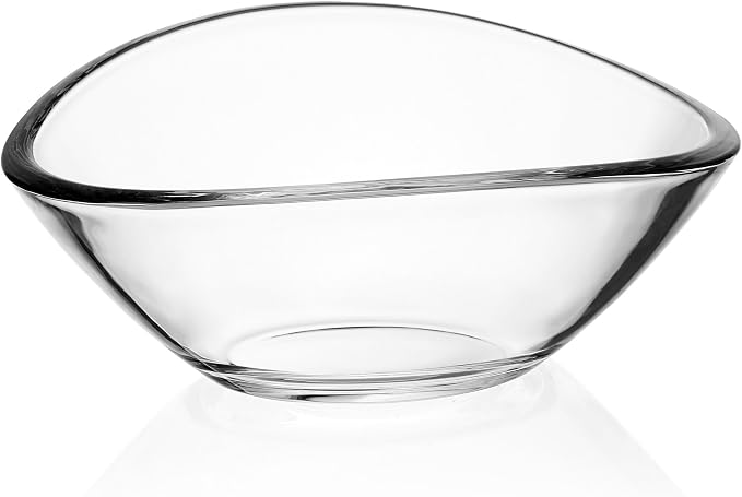 Mikasa Alister Lead Free Crystal Decorative Set of 2 Bowls, 10.75 inch, 8.25 inch
