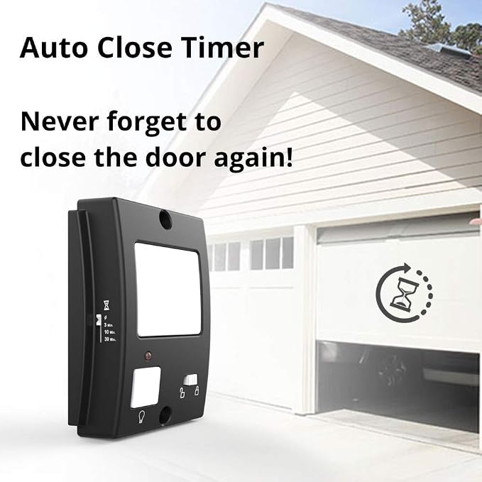 Skylink ATR-1622BK Atoms 1/2 HPF Garage Door Opener with Extremely Quiet Dc Motor, Belt Drive, Built-In Led Light, Skylinknet Enabled, Remote Controls, Keypad Keyless Entry, Deluxe Wall Console