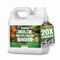 Mulch Glue for Landscaping, 26.12oz Concentrated Mulch Adhesive & Rock Binder, Covers Up to 2X More Area, Weather-Resistant Gravel Stabilizer for Garden Beds, Paths & Borders