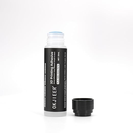 Adhesive Glue for Adventurer 5M Series 3D Printing Build Plate, Compatible with Flashforge 3D Printer PLA/PETG/ABS/ASA Filament, 50ml (2-Pack)