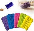 Duster Refills Reusable,2026 New 360° Fleece Duster Refills Set,Reusable Duster Pads Washable for Ceiling Fan Window Kitchen Floor Car (3, 5 Cloth+1 Handle)
