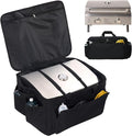 Grill Carry Bag for Cuisinart CGG-306 Tabletop Grill with Pockets, Bag Only | Fully Lined with PE Foam, Rip-Proof Fabric, Adjustable Strap, Weather-Resistant, Portable BBQ Accessories Carrying Case