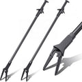 Gisafai 2 Pcs Plastic Aquarium Tongs Long Multi Purpose Trimming Feeding Aquarium Tools for Fresh Water Saltwater Fish Tanks Coral Plant (20 Inch)