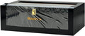 Libreshine Black 18 Inch Plastic Wrap Dispenser with Slide Cutter & Roller, Heavy Duty Bamboo Commercial Film Wrap Holder for 3000ft Food Service Cling Film, 1000ft Foil, Butcher/Freezer/Kraft Paper