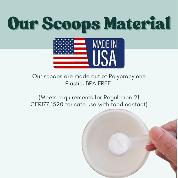 2 Tablespoon (1 Oz. | 6 Tsp | 29.6 mL) Short Handle Plastic Measuring Spoon for Coffee, Protein Powder, Spices, Grains, Dry Goods – Food-Grade BPA-Free (Pack of 1)