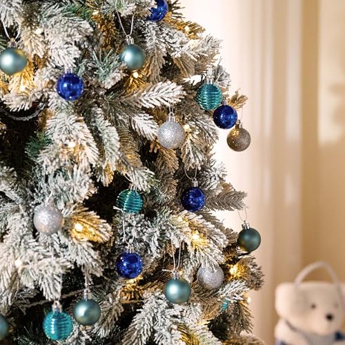 Valery Madelyn Small Christmas Tree Decorations Ball Ornaments 24ct 1.57"