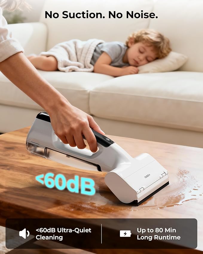 HIZERO H100 Cordless Handheld Spot Cleaner for Counters, Glass, Desks & Windows, Helps Leave a Streak-Free Finish