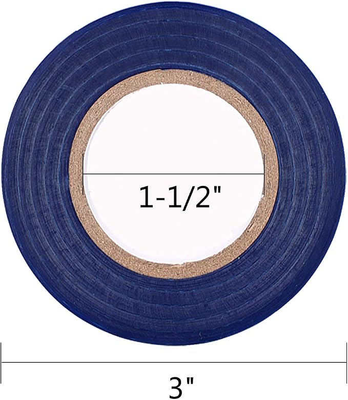 FUNTECK 20 Pcs Blue Plant Ribbon for Plant Tying Machine, 100 Feet Long x 1/2 Inch Wide