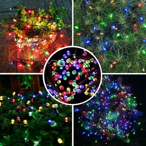 OZS Connectable 2-Pack 164Ft 400LED Christmas String Lights, Multicolor