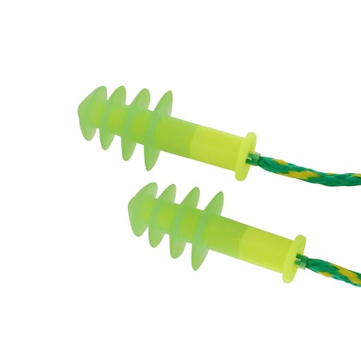 Howard Leight by Honeywell Fusion Corded Reusable Small Earplugs, 100-Pairs (FUS30S-HP)