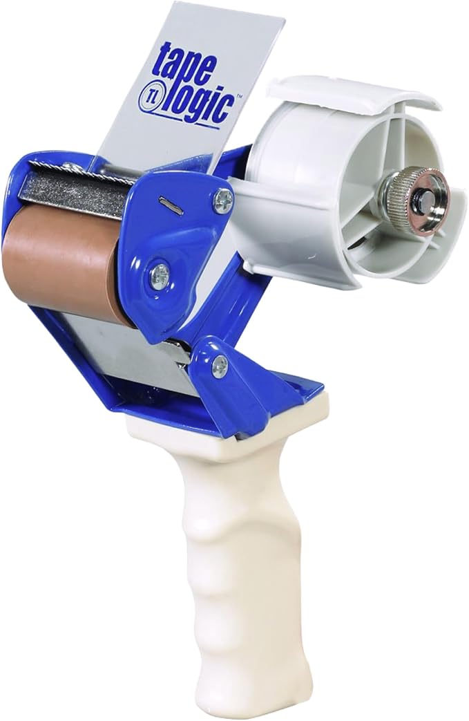Tape Logic 2 Inch Packing Tape Dispenser Gun for Shipping Tape, Packaging Tape, Moving Tape, Box Tape, Carton Sealing, Mailing, Order Fulfillment, Warehouse, Office & Home Packing Supplies