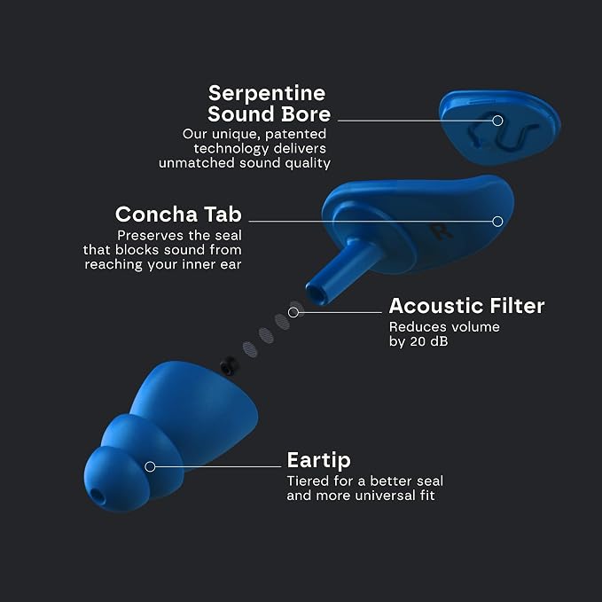 Hendrick Motorsports Car 9 High-Fidelity Ear Plugs – Durable Reusable Hearing Protection - Preserve Clear Sound While Protecting Your Hearing at Stock car Races - Multiple Ear Tips