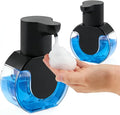 2Pack Automatic Soap Dispenser Touchless, Rechargeable Foaming Soap Dispenser,15oz/420ml Smart Hand Soap Dispensers,4-Level Adjustable,Wall Mount for Bathroom Kitchen Dish Soap,Hands-Free,Black
