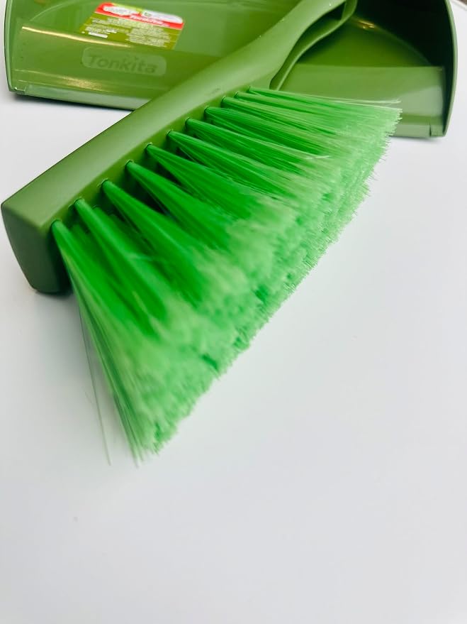 Made in Italy Dustpan & Brush Set, Green