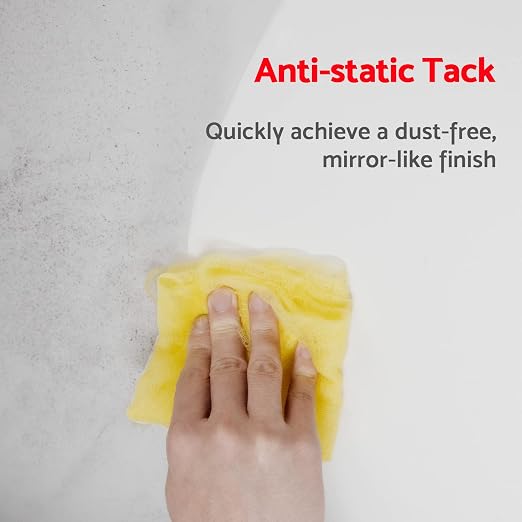 S&F STEAD & FAST Tack Cloth Bulk Case 150-pc, Yellow - for Woodworking, Automotive Painting, Removing Dust - Wax and Silicone Free, Anti Static Tack Rag for The Professional