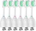Toothbrush Heads for Philips Sonicare Replacement Brush Heads Medium Soft Dupont Bristles Electric Toothbrush Replacement Heads Fit E-Series Essence Xtreme Elite Advance and CleanCare, 6 Pack