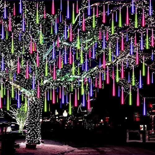 Aukora Christmas Lights Outdoor, Meteor Shower Lights UL Certified