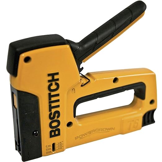 BOSTITCH Stapler, Outward Clinch, Stapling Tacker 14MM Max (T6-8OC2)