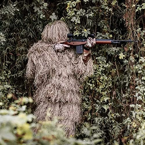 DoCred 5-In-1 Ghillie Suit, 3D Camouflage Hunting Suits