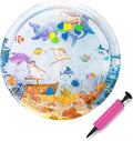Cat Water Mat with Fish, 2026 New Interactive Cat Mat, Cat Mat for Indoor Activity, Portable Pet Water Play Mat for Cats and Dogs，C：Small,25"
