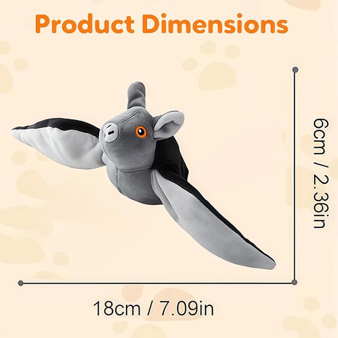 Flying Bat Dog Toy – Interactive Flap Wing Bat Toy for Dogs, Flying Bats Toy for Large Dogs, Dog Toy Flyings Bats，2