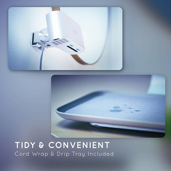 Quilo PALMZ™ Touchless Hand Dryer for Home & Small Spaces – Hygienic Alternative to Hand Towels | Compact Wall-Mount or Countertop | Dries Hands in ~15 Seconds | Modern Bathroom Upgrade
