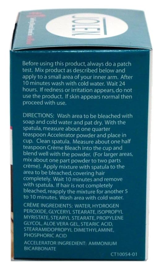 Jolen Creme Bleach Sensitive Formula Plus Aloe Vera 1oz.(pack of 6)