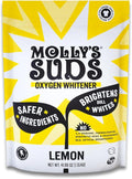 Molly's Suds Oxygen Whitener | Powerful Bleach Alternative, Chlorine Free & Color Safe | Brightens Whites and Removes Stains (Lemon Essential Oil - 41.09 oz)
