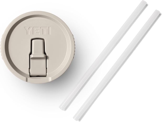 YETI Rambler 30 oz Travel Mug with Flip Straw Lid – Stainless Steel, Vacuum Insulated, Leakproof, Cup Holder Friendly, Cape Taupe