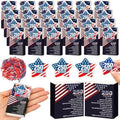 Wettarn 72 Sets 250th Anniversary America Flag Star Toys with Gift Boxes