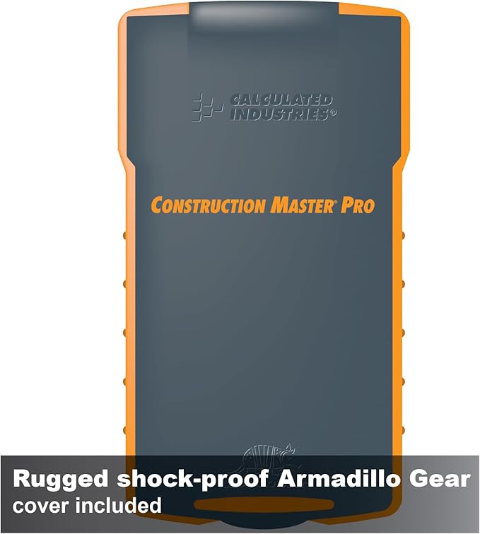 Calculated Industries 4065 Construction Master Pro Advanced Construction Math Feet-inch-Fraction Calculator for Contractors, Estimators, Builders, Framers, Remodelers, Renovators and Carpenters | Advanced Construction Math, Feet-Inch-Fractions, For Con...