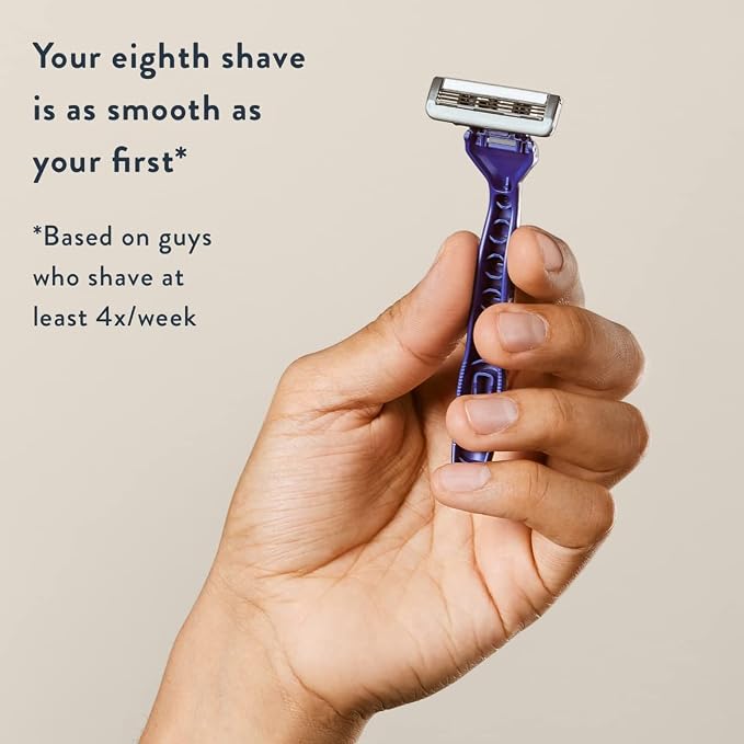 Harry's Disposable Razors for Men - 10 Count - 3-Blade Men's Razors for Travel and On-the-Go Convenience