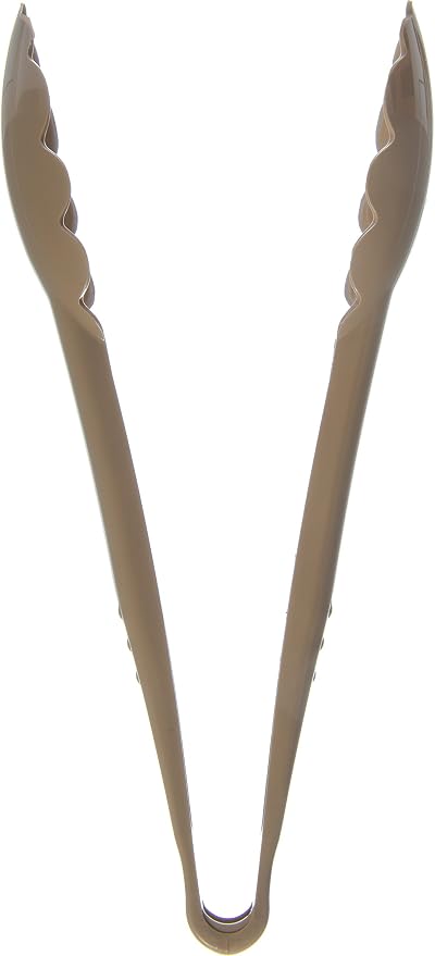 Carlisle FoodService Products Carly Salad Tong, 9" Utility Tong, 12 Pack