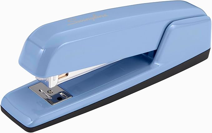 Swingline Stapler, 30 Sheet Capacity, 747 Business Stapler, Jam Free, Metal, Electric Blue (74722)