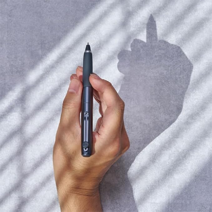 ZENTO Signature Model Metallic Black Ballpoint Pen 0.5mm Ink Color Black UBZH05M.24