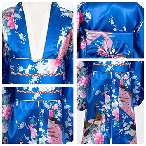 Japanese Traditional Dress Kimono Robe for Kids Girls Costume