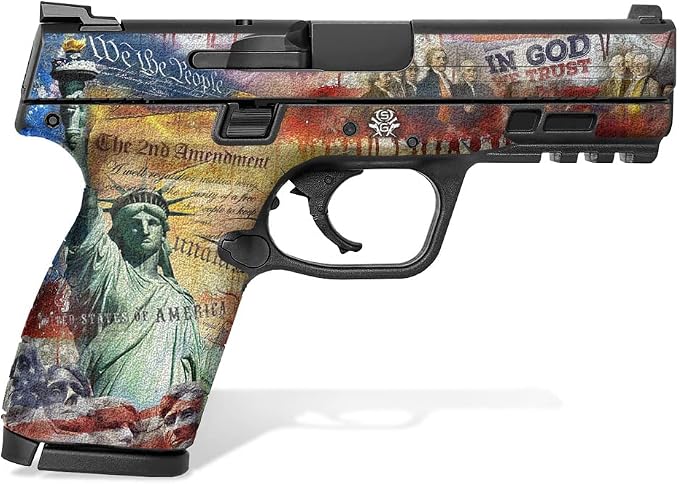 Decal Grip for Smith & Wesson M&P M2.0 9mm/.40 4" Compact (We The People)