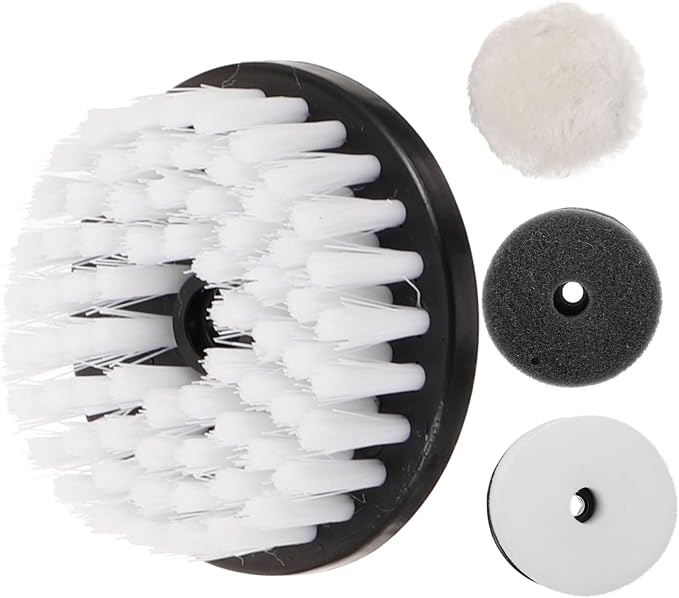 Veemoon 4sets 4pcs Shoe Cleaning Brushes Polishing Brush Kit Multifunctional Shoe Polisher Accessories for Sneakers Easy to Use Portable 4pcs*4