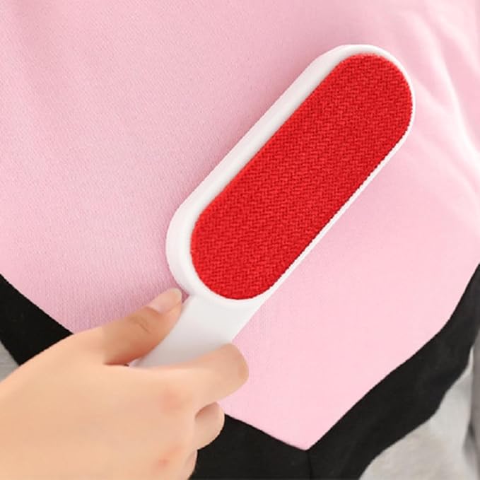 Carpet hair remover tool，Double-Side Sweater Sticky Wool Brush Static Brush Clothes Cleaning Tools Household Hair Dust Remover Electrostatic Dust Cleaner-1pc, Jtmfqjq1